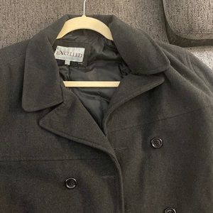 Men’s Black pea coat
